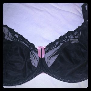 Gorgeous 36J Curvy Kate Black/Pink Bra